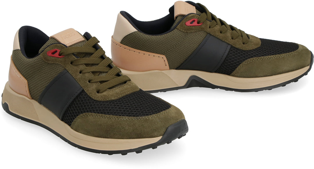 TECHNO FABRIC LOW-TOP SNEAKERS