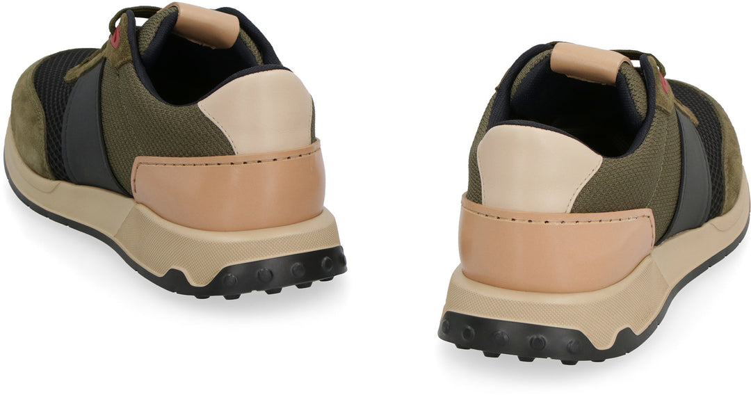 TECHNO FABRIC LOW-TOP SNEAKERS