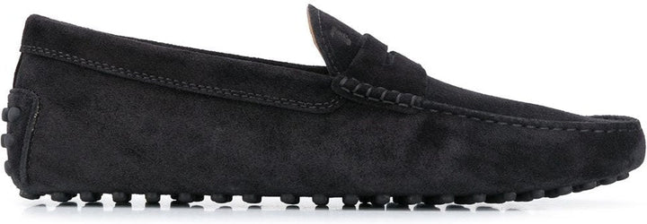ALMOND TOE LEATHER LOAFERS