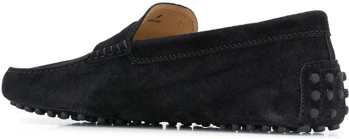 ALMOND TOE LEATHER LOAFERS