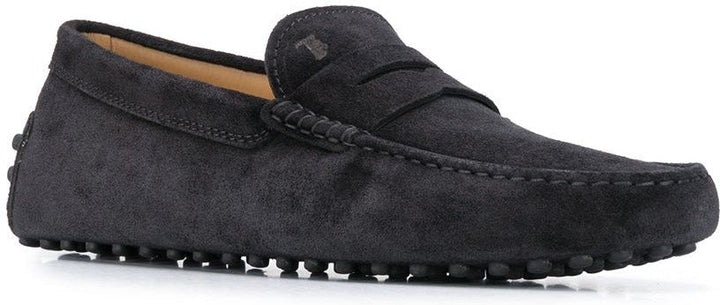 ALMOND TOE LEATHER LOAFERS