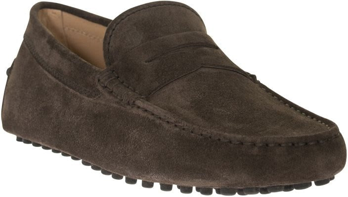 ALMOND TOE LEATHER LOAFERS