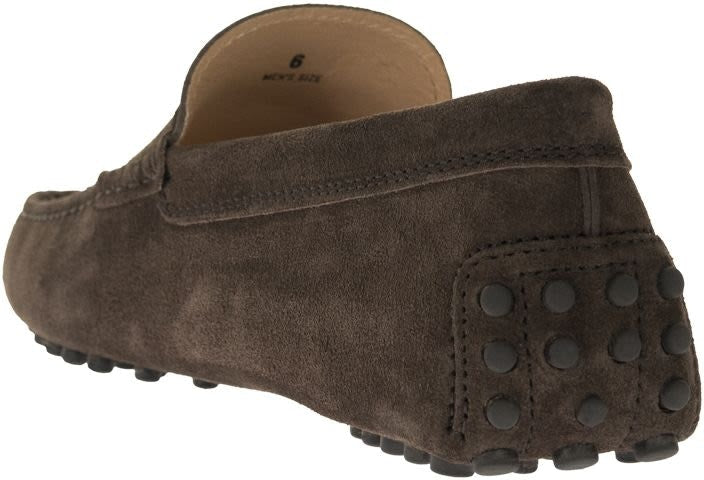 ALMOND TOE LEATHER LOAFERS