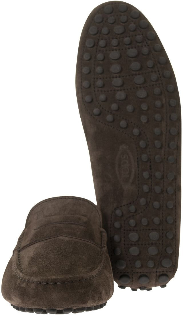 ALMOND TOE LEATHER LOAFERS