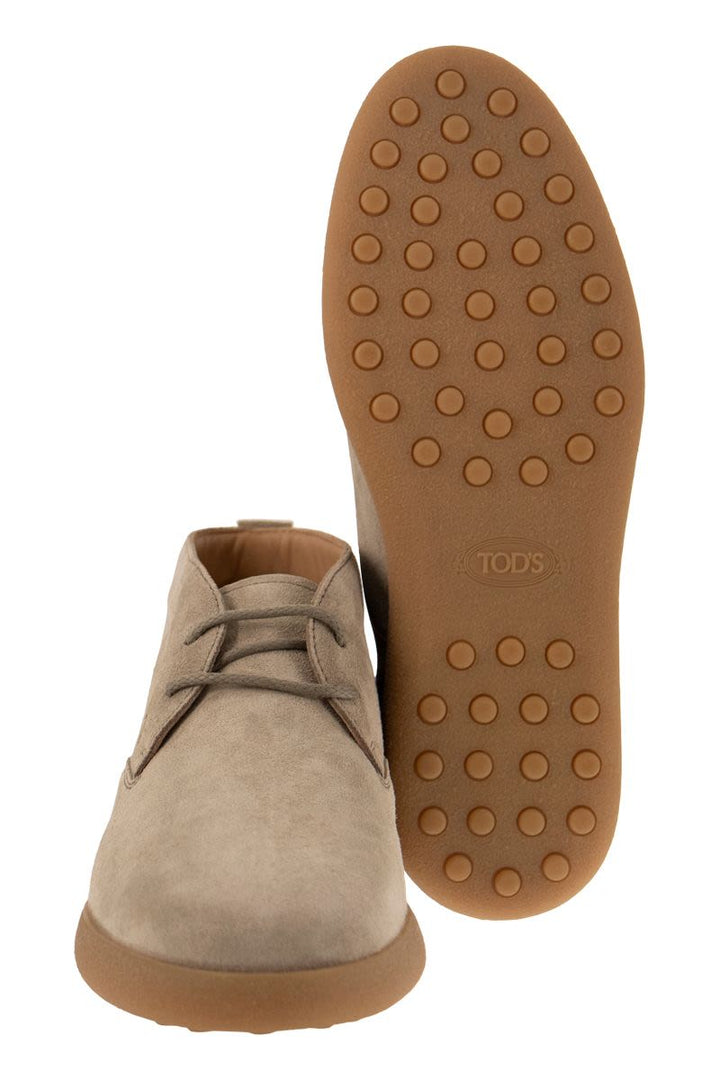 SUEDE LEATHER BOOTS
