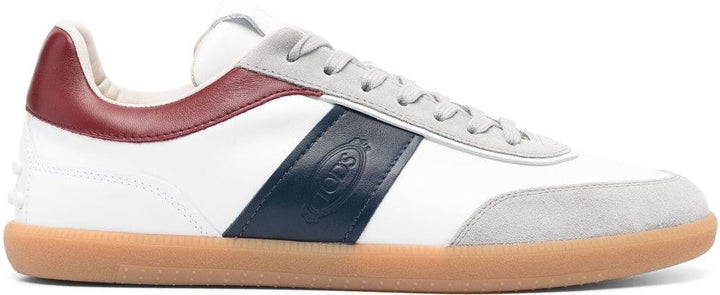 LUXURIOUS CALF LEATHER TAB SNEAKERS