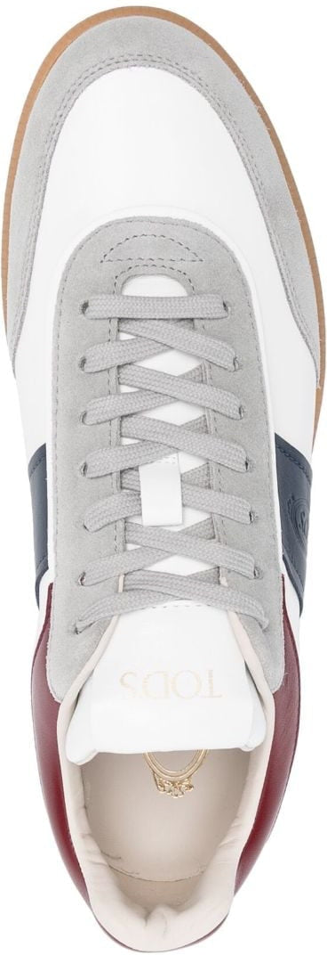 LUXURIOUS CALF LEATHER TAB SNEAKERS