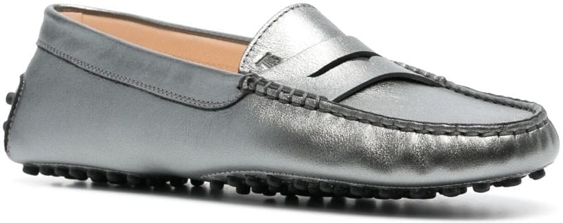 SILVER CALF LEATHER GOMMINOS