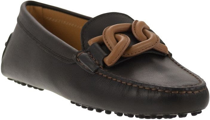 LOAFER WITH METAL CHAIN