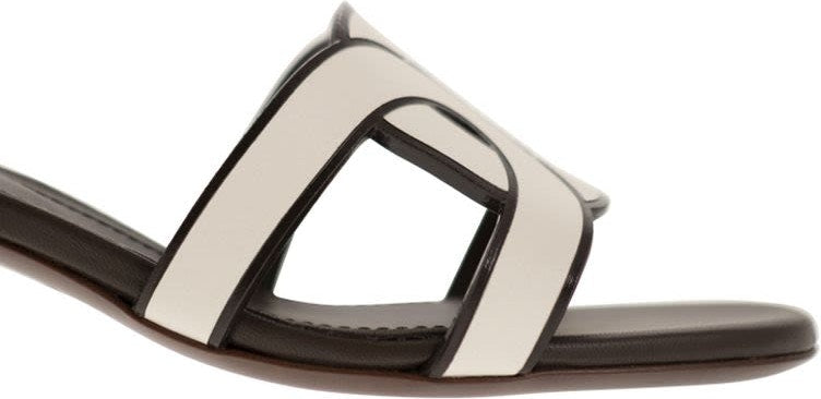 LEATHER HEELED SANDAL