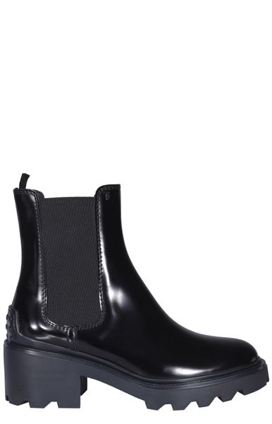 ITALIAN LEATHER CHELSEA BOOTS.