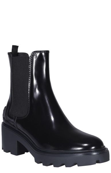 ITALIAN LEATHER CHELSEA BOOTS.