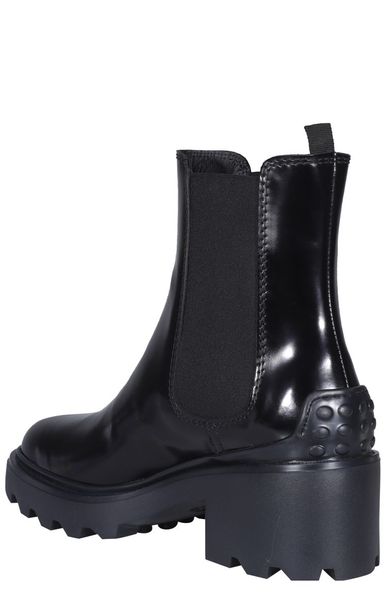 ITALIAN LEATHER CHELSEA BOOTS.