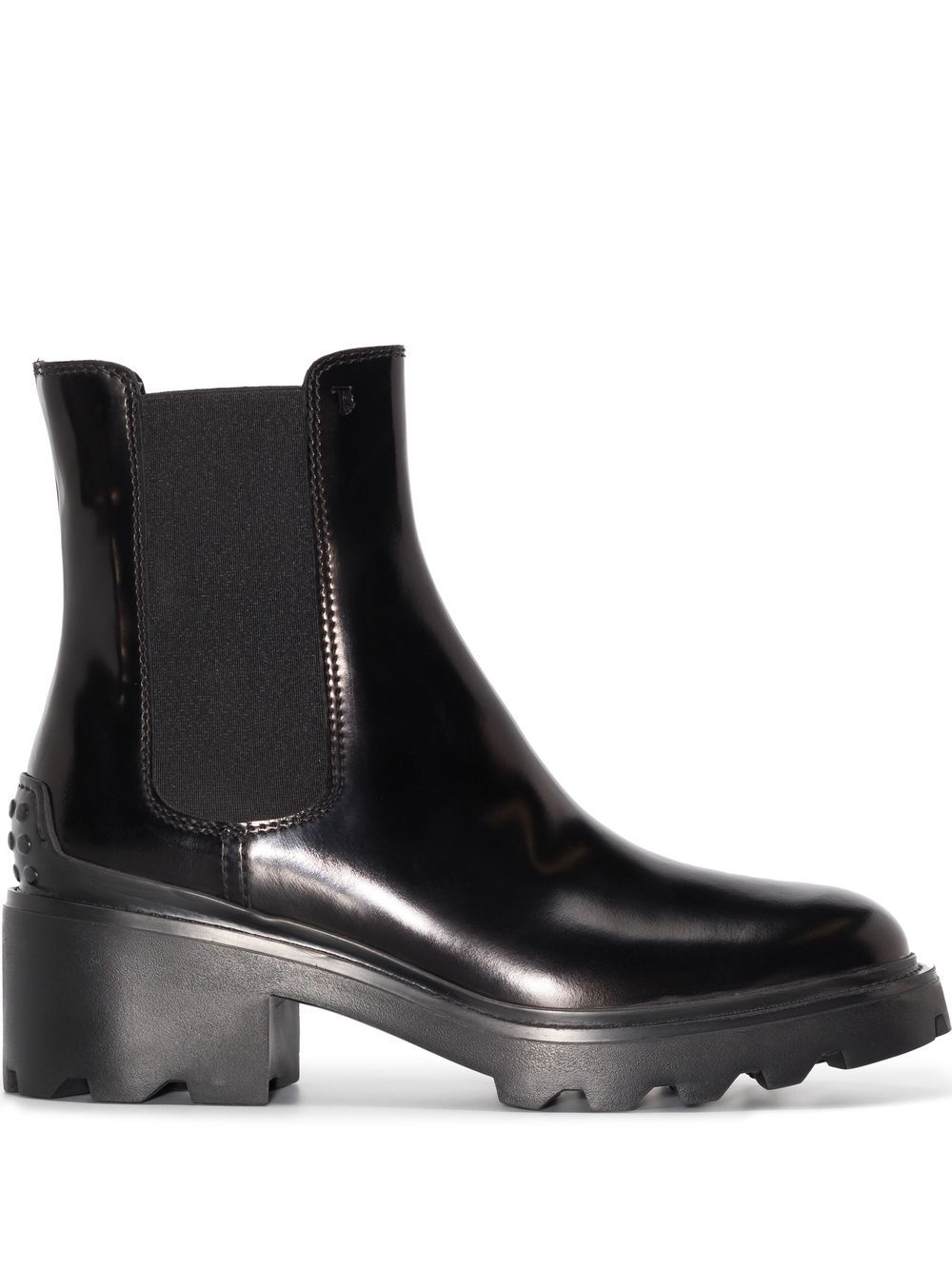 LEATHER HEEL BOOTS