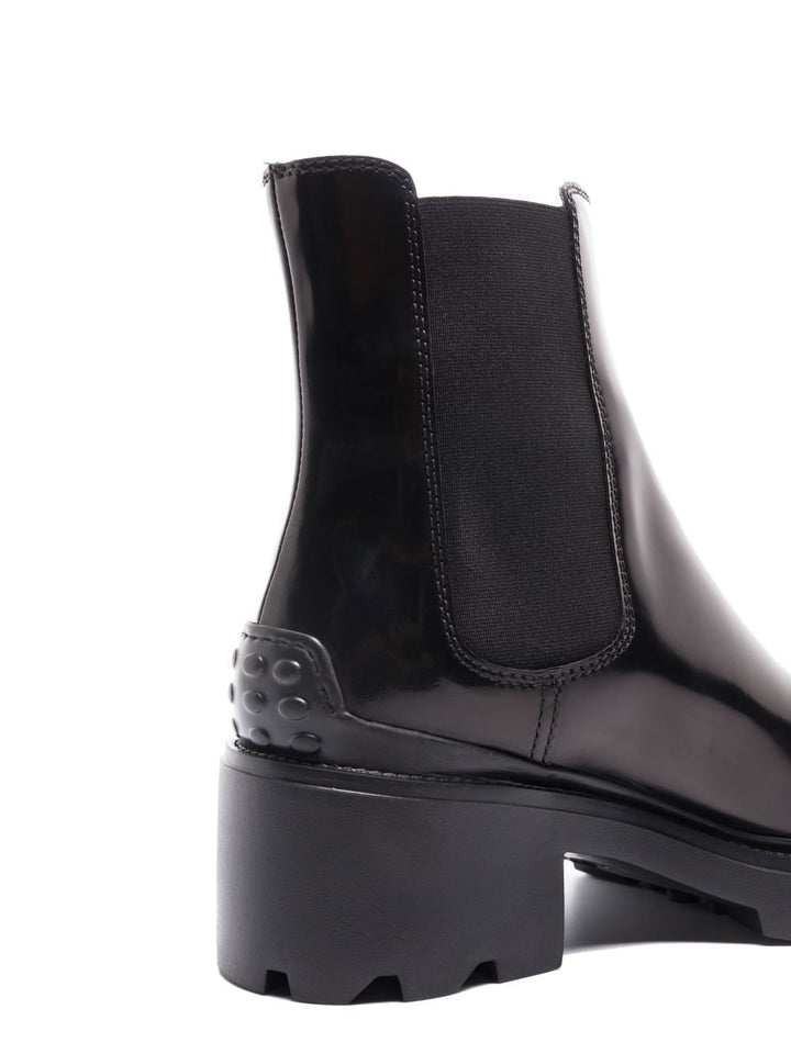 LEATHER HEEL BOOTS