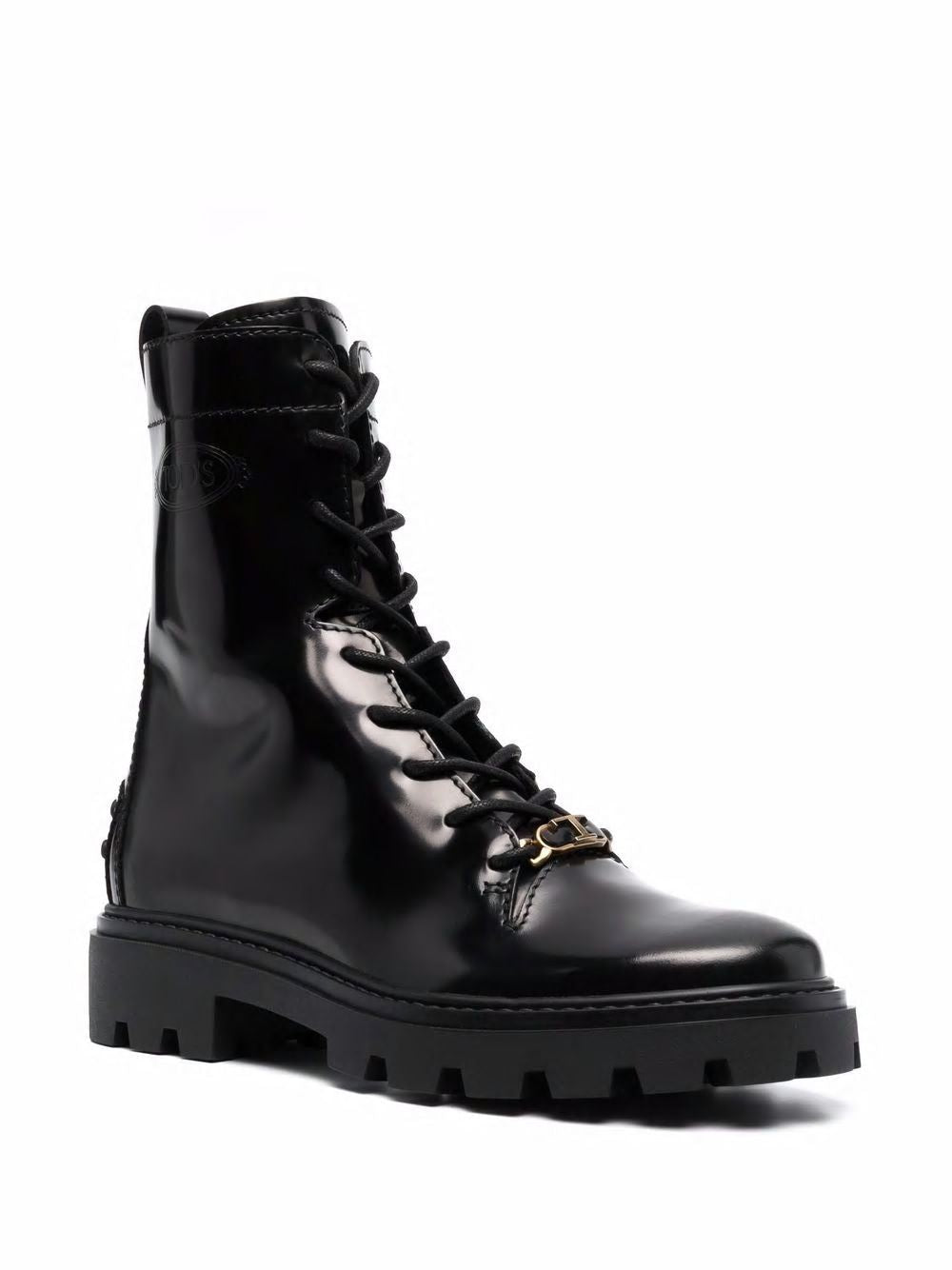 LEATHER COMBAT BOOTS
