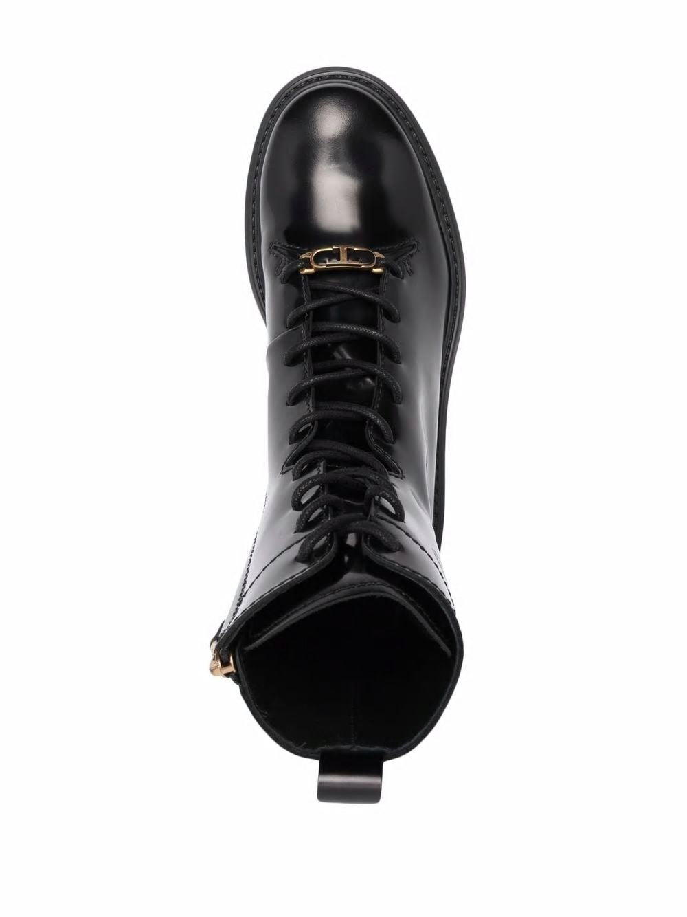 LEATHER COMBAT BOOTS