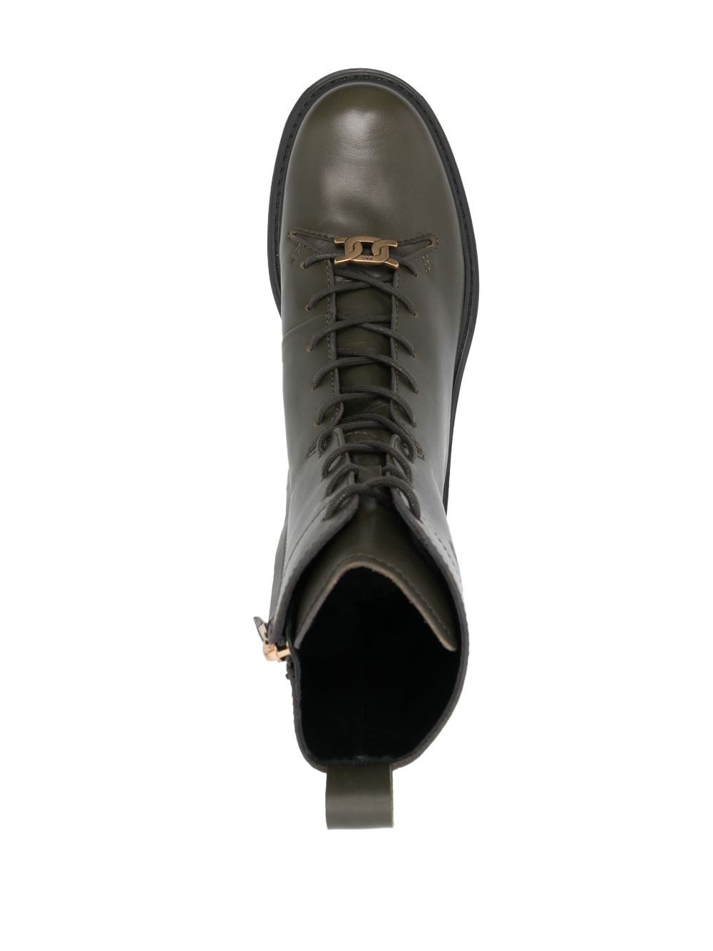 CALF LEATHER ANKLE BOOTS