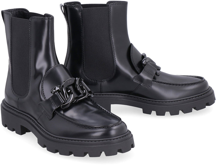 LEATHER CHELSEA BOOTS
