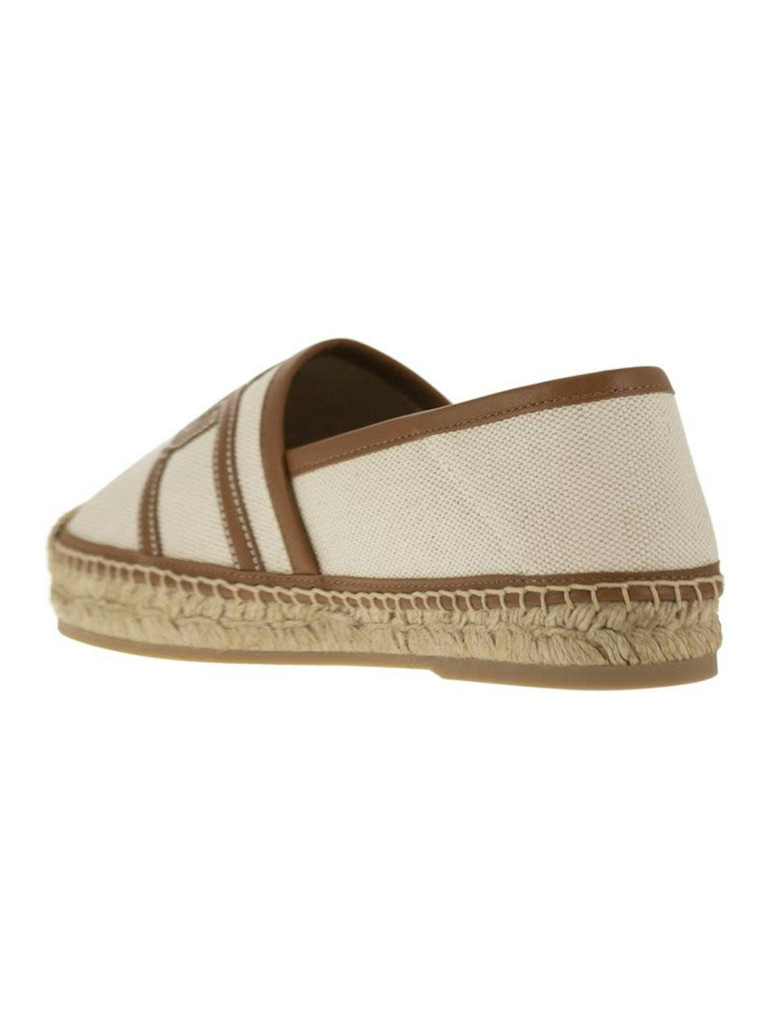 SLIP-ON KATE IN CANVAS AND LEATHER