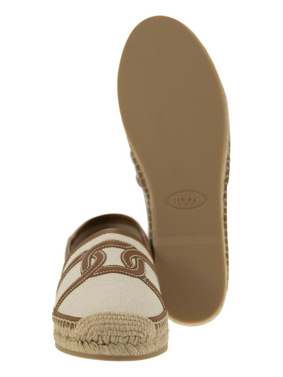 SLIP-ON KATE IN CANVAS AND LEATHER