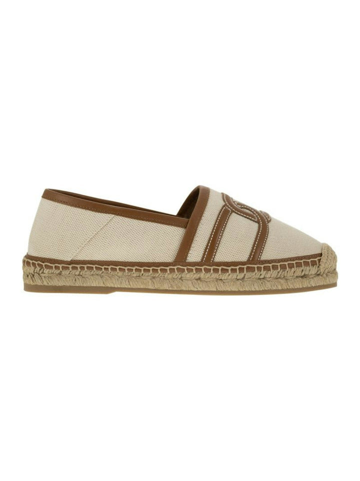 SLIP-ON KATE IN CANVAS AND LEATHER