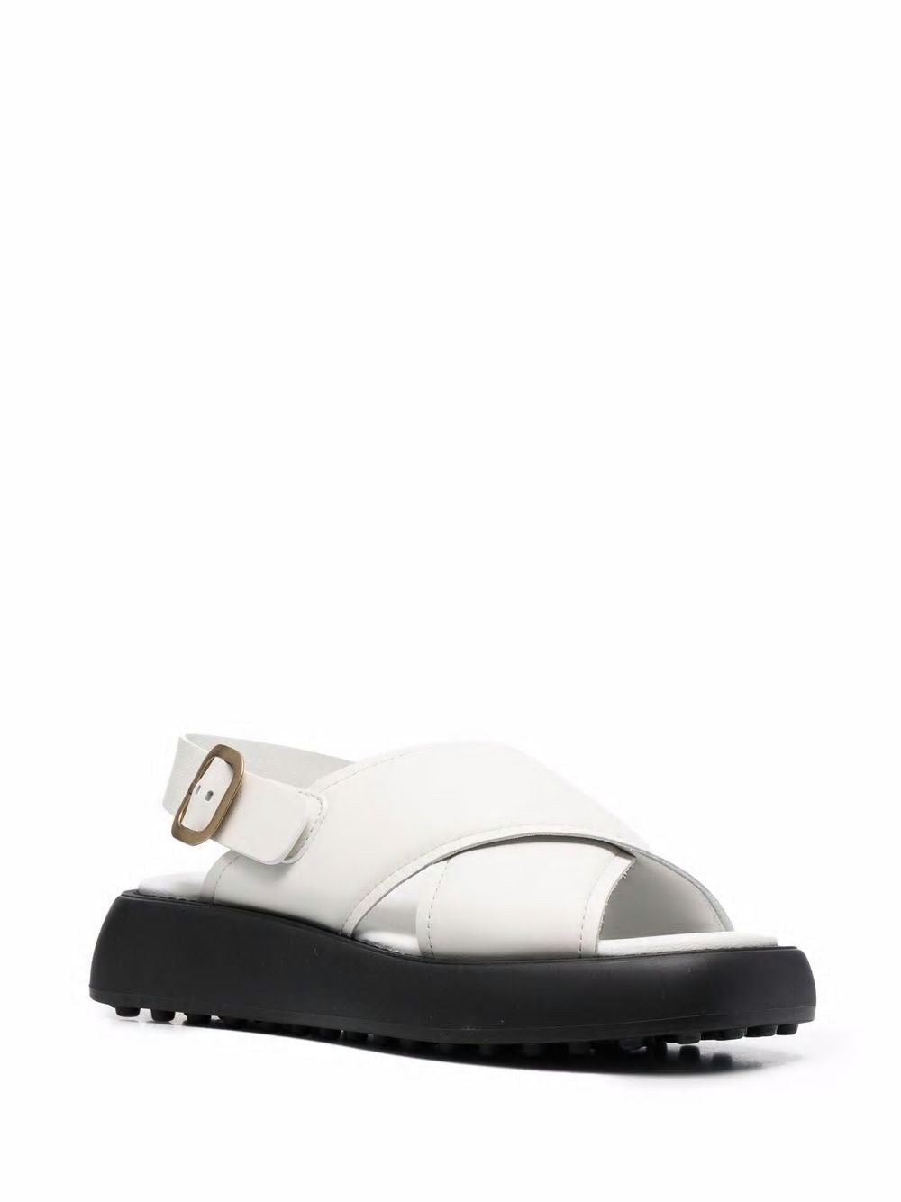 Cross-strap Slingback Sandals