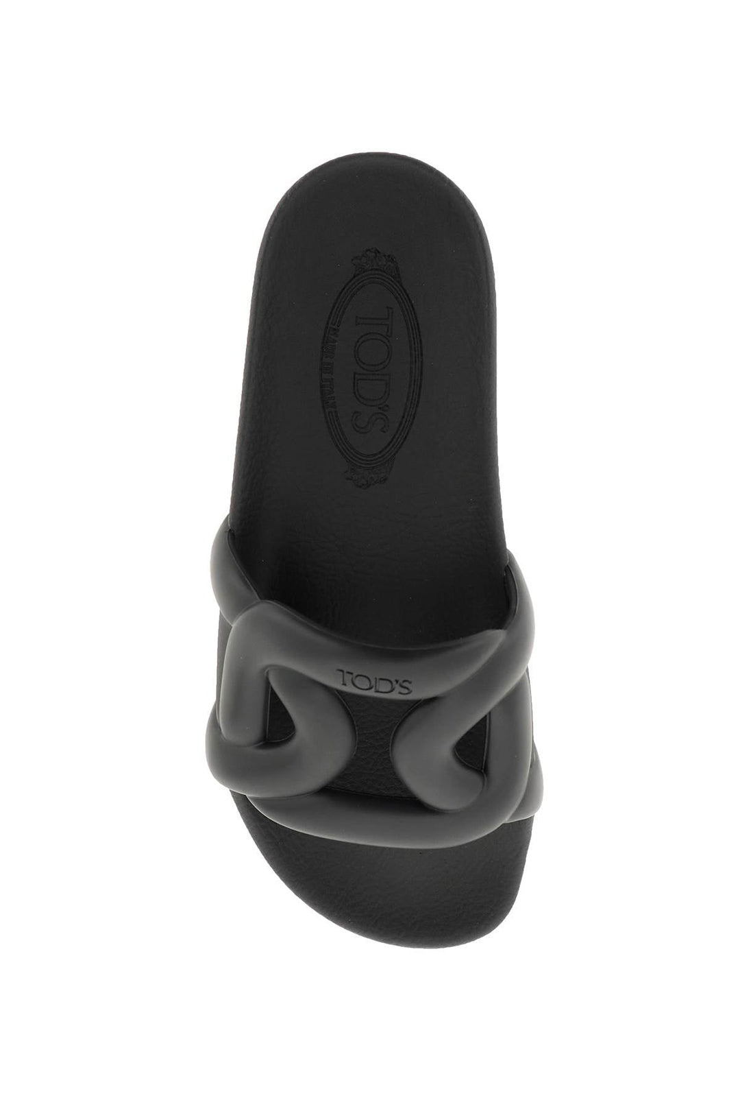 RUBBER SLIDES WITH MAXI CHAIN