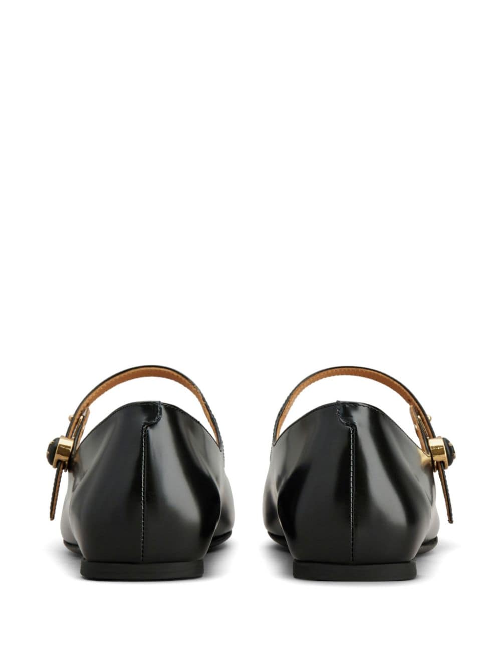 LEATHER BALLET FLATS