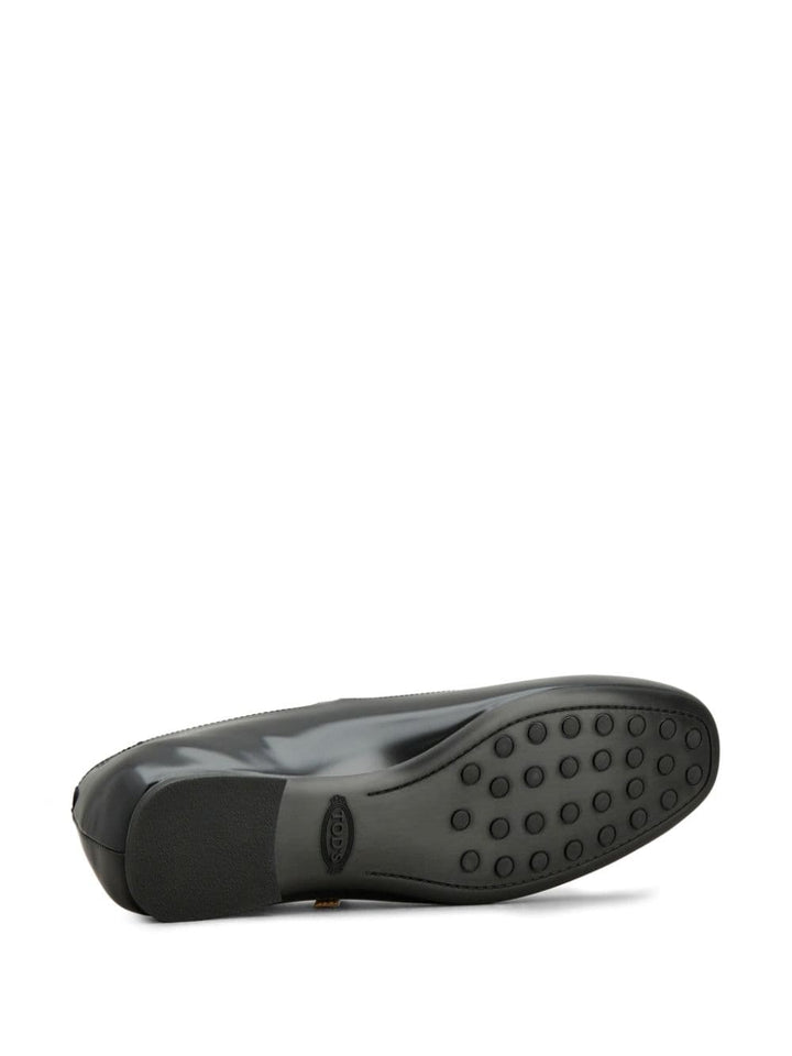 LEATHER BALLET FLATS