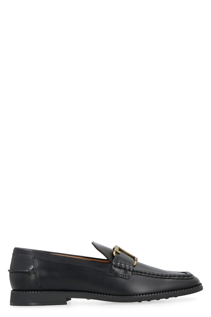 LOGO DETAIL LEATHER LOAFERS