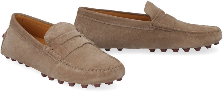 GOMMINO BUBBLE SUEDE LOAFERS