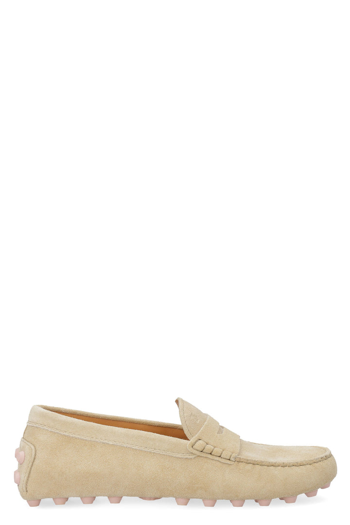 GOMMINO BUBBLE SUEDE LOAFERS