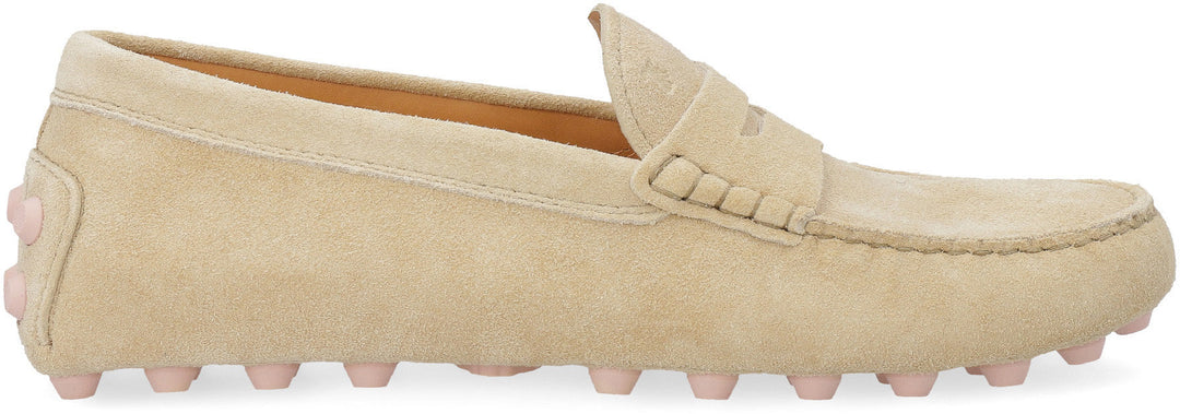 GOMMINO BUBBLE SUEDE LOAFERS