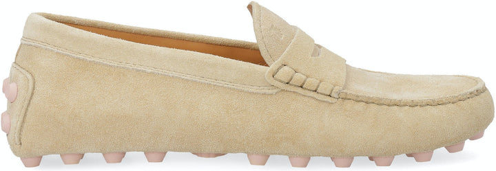 GOMMINO BUBBLE SUEDE LOAFERS