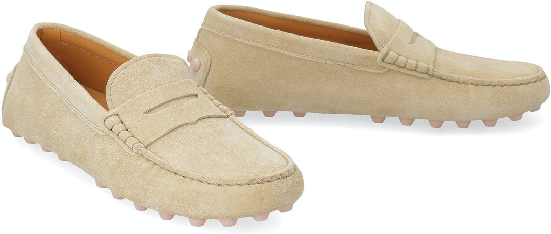 GOMMINO BUBBLE SUEDE LOAFERS