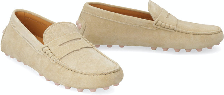 GOMMINO BUBBLE SUEDE LOAFERS
