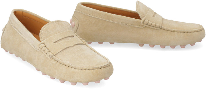 GOMMINO BUBBLE SUEDE LOAFERS