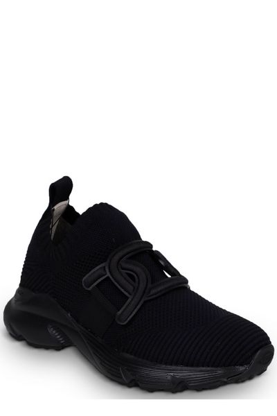 PAPER TEXTURED LEATHER SLIP ON SNEAKERS