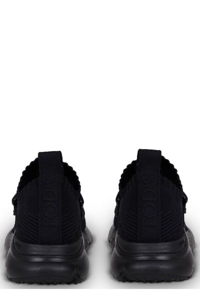 PAPER TEXTURED LEATHER SLIP ON SNEAKERS