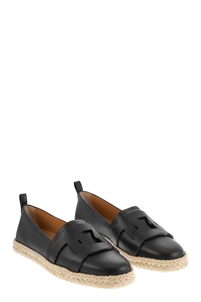 KATE LEATHER ESPADRILLES