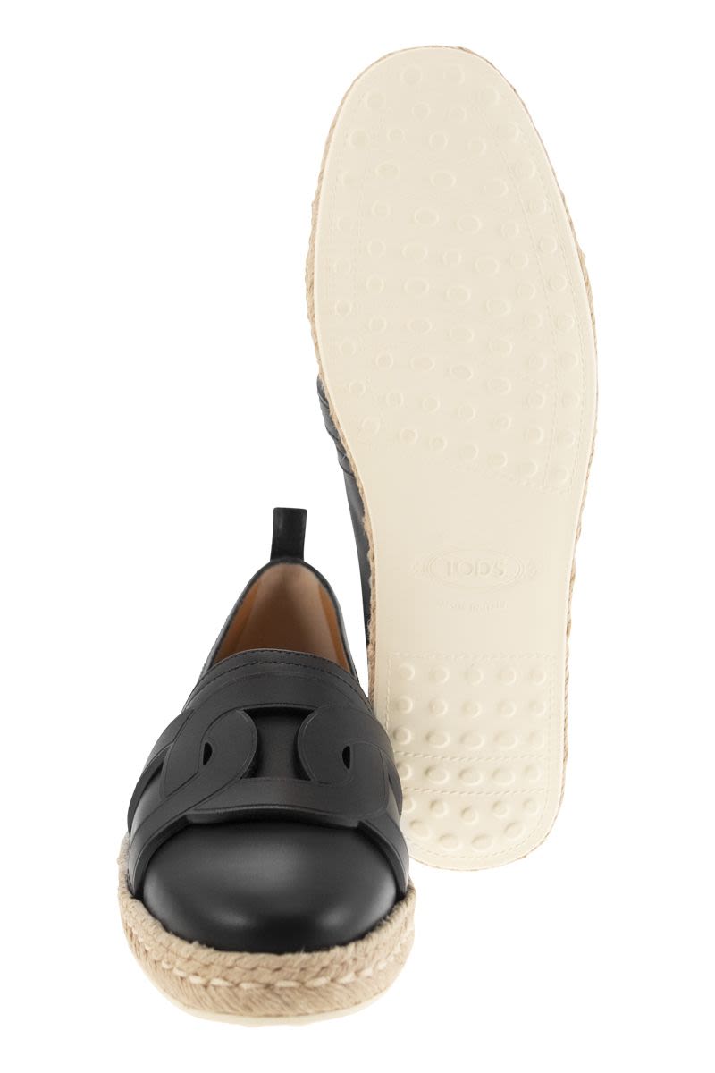 KATE LEATHER ESPADRILLES