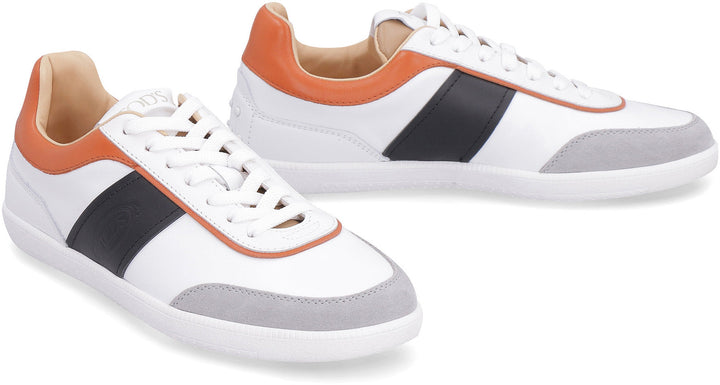 TABS LEATHER LOW-TOP SNEAKERS