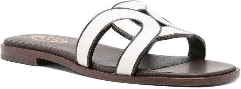 LOGO STRAP SLIDE SANDALS