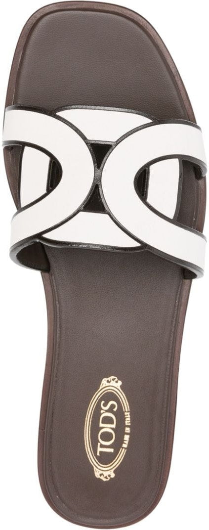 LOGO STRAP SLIDE SANDALS