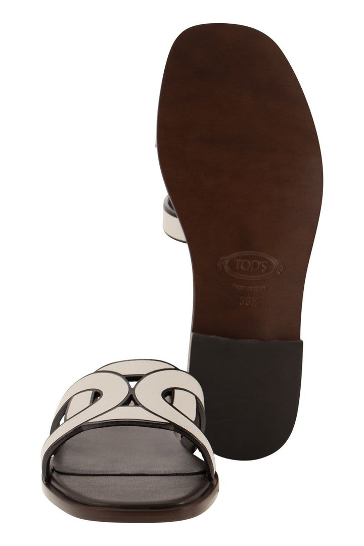 KATE LEATHER SANDALS