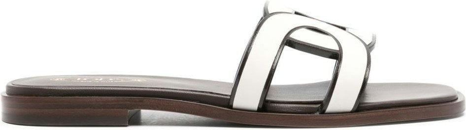 LEATHER FLAT SANDALS