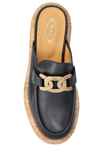 KATE LOGO PLAQUE MULES
