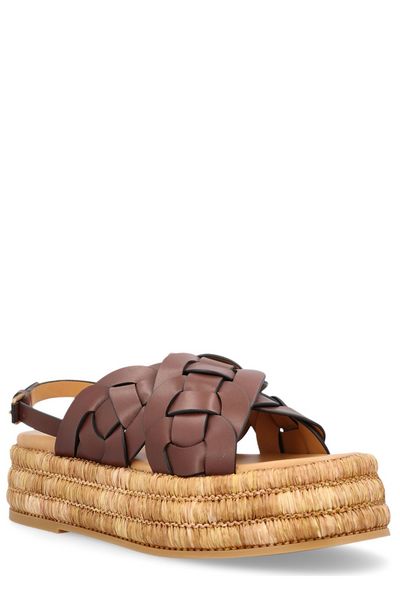 45MM WOVEN SANDALS