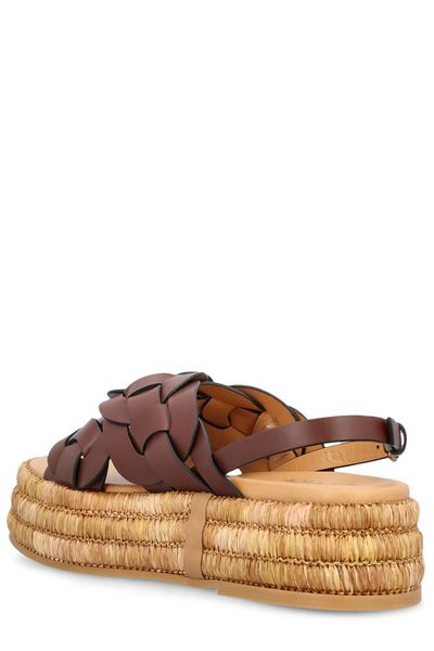 45MM WOVEN SANDALS